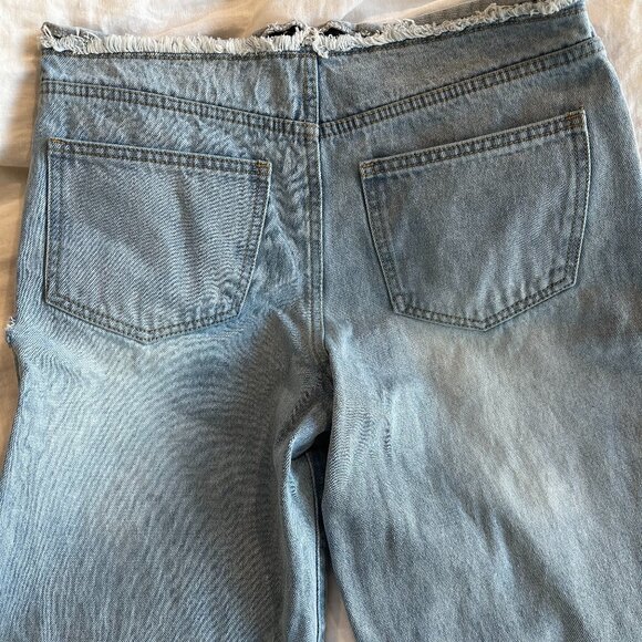 Out Too Late Mid Rise Straight Leg Jeans Vintage Mid Blue - Read description - Picture 5 of 5